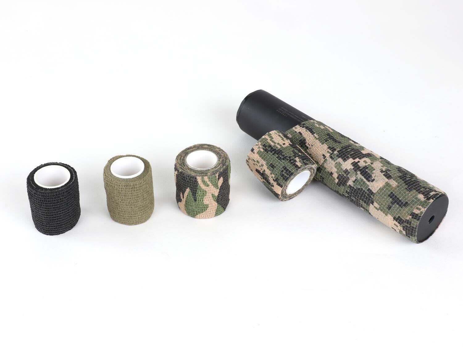 Stretch-Tarnband (Woodland) Stretch-Tarnband (Schwarz)