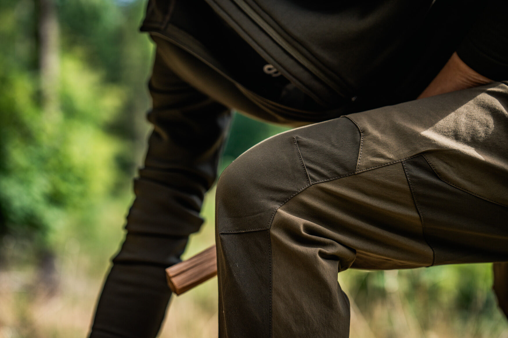 Seeland Damen-Stretchhose Larch (green/chocolate)