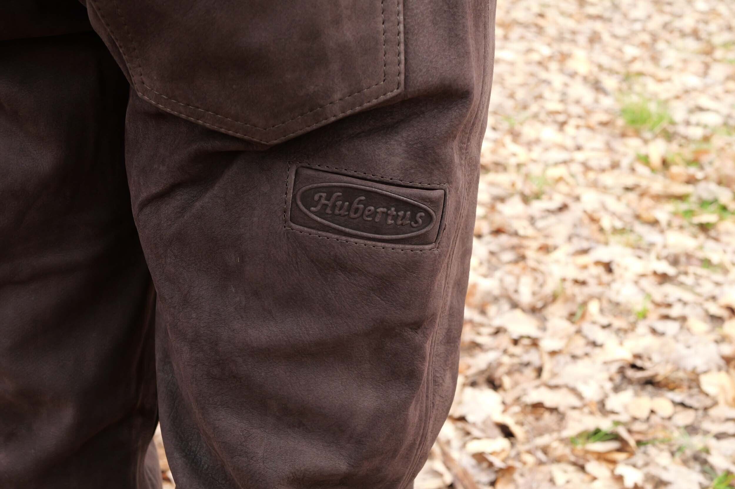 Hubertus Büffellederhose 5-Pocket (braun) Hubertus Büffellederhose 5-Pocket (braun)